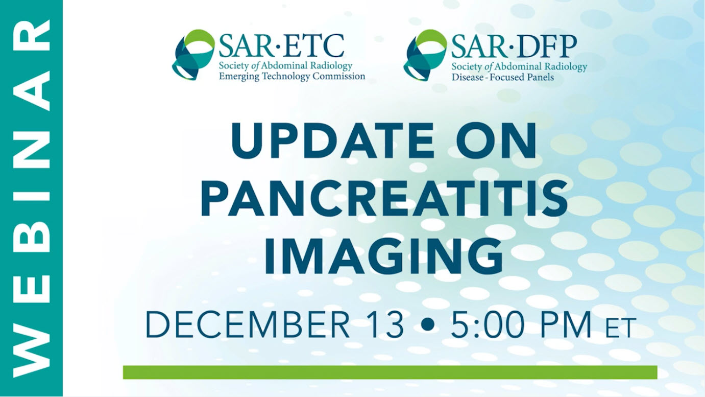 Pancreatitis DFP webinar