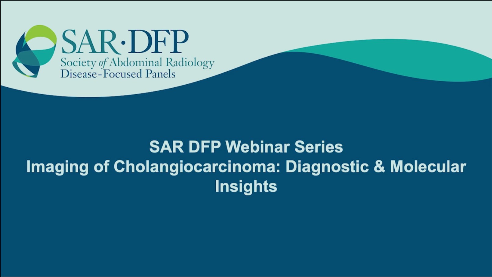 Imaging of Cholangiocarcinoma webinar